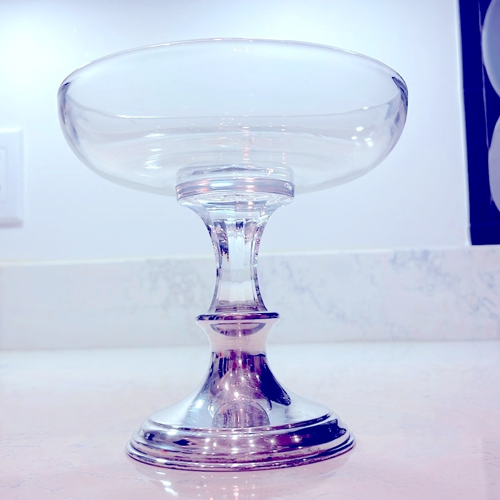 Antique Sterling Watson Tall Ice Cream Dish Solid Silver Base Circa Early 1900’s